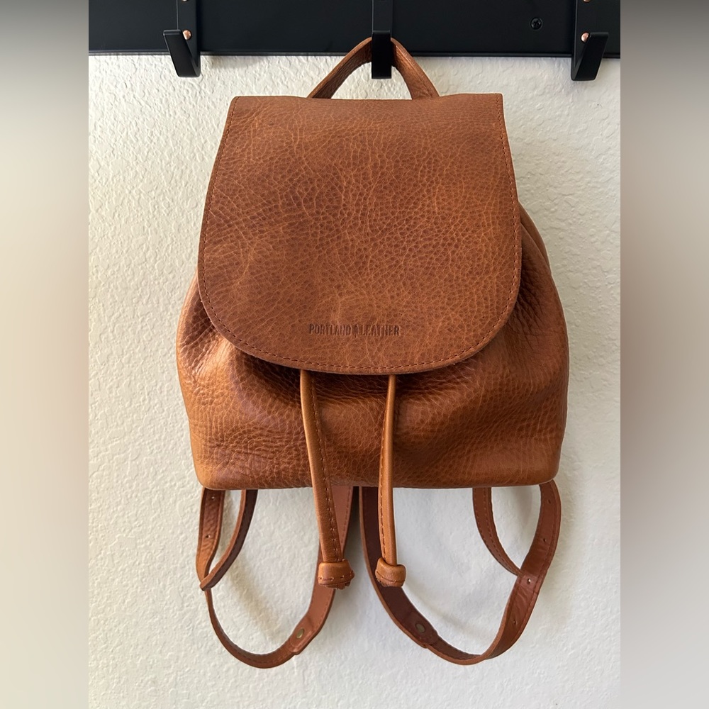Portland Leather Goods “Sedona” Bucket Backpack
